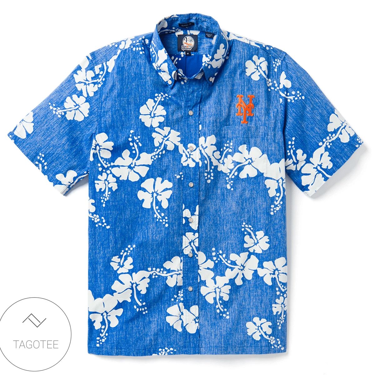 New York Mets 50th State Hawaiian Shirt