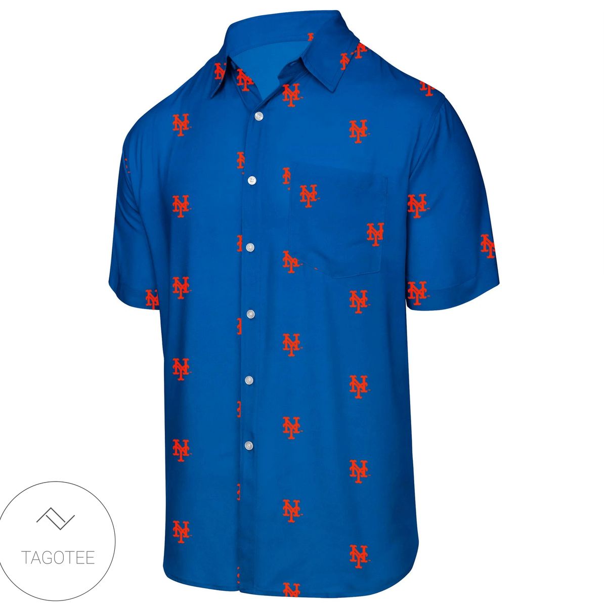 New York Mets 50th State Hawaiian Shirt