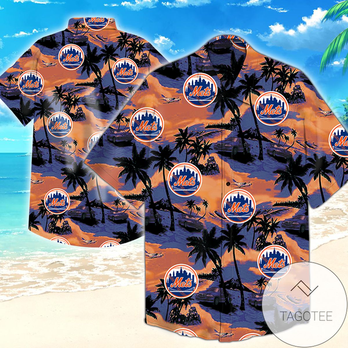 New York Mets Tommy Bahama Hawaiian Shirt