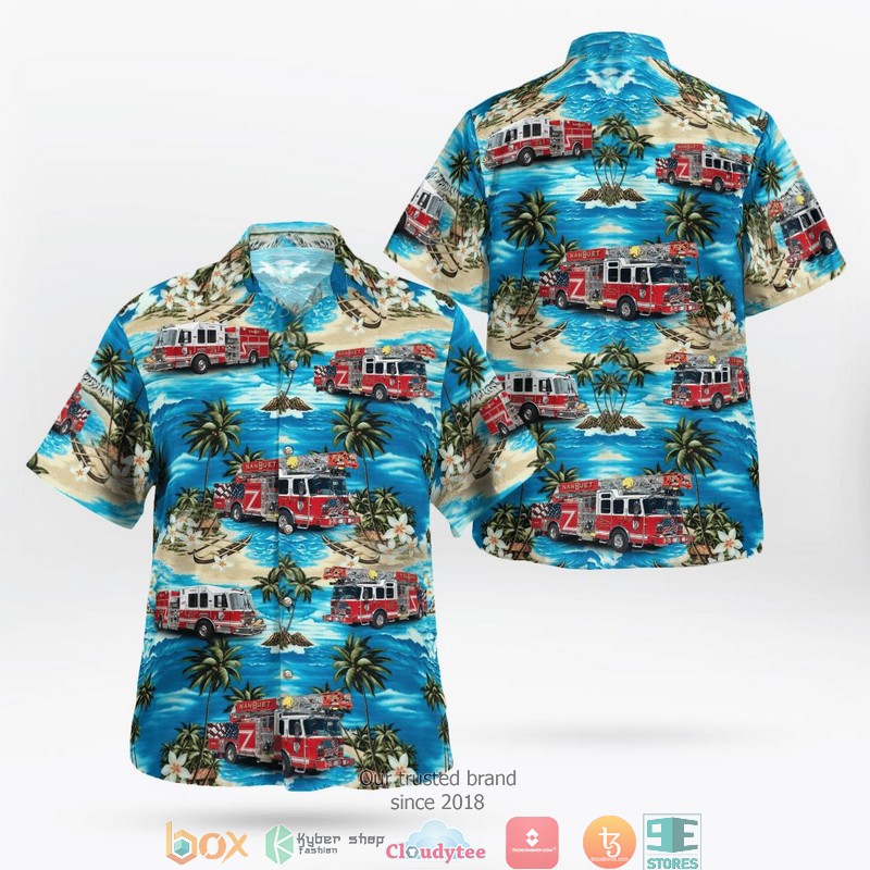 New York Ossining Fire Department Hawaiian shirt