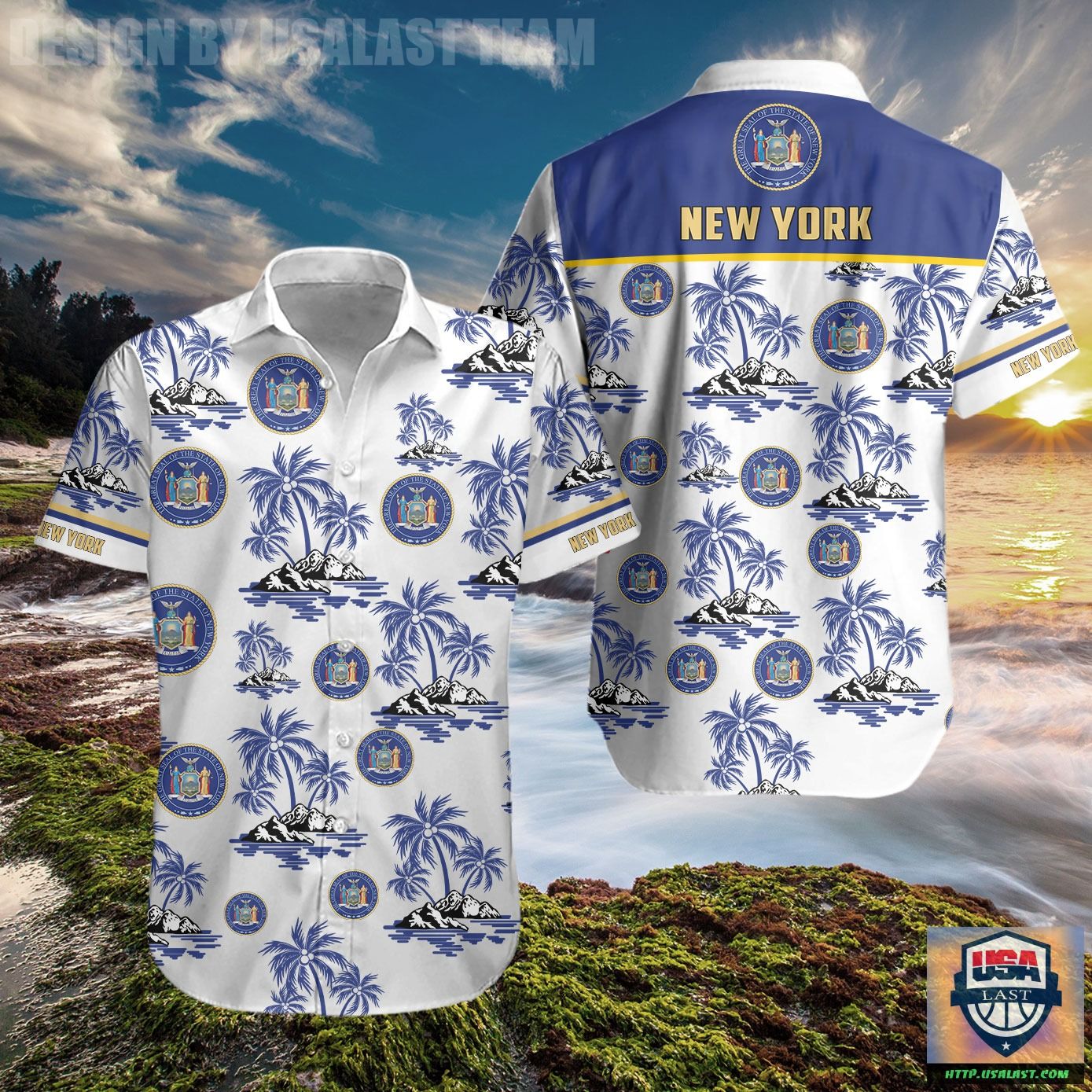 New York Red Bulls Hawaiian Shirt