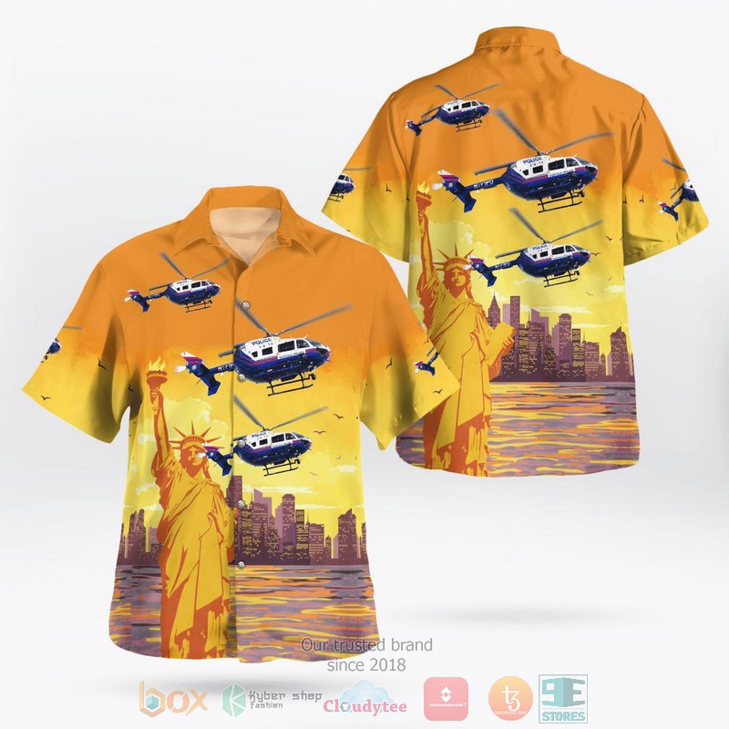 New York Troy Fire Department Hawaiian Shirt