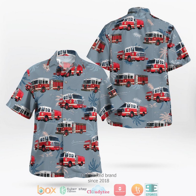 New York Suffolk County Police Eurocopter-Kawasaki EC-145 BK-117C-2 Hawaiian Shirt