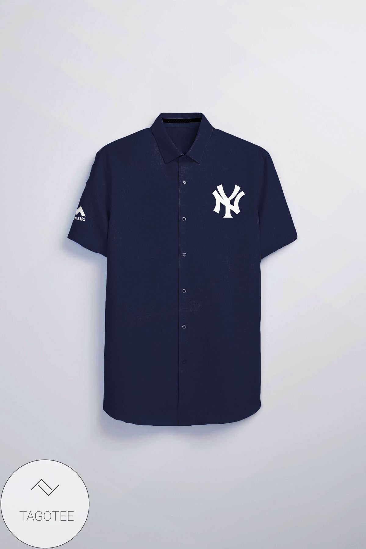 New York Yankees 50th State Hawaiian Shirt