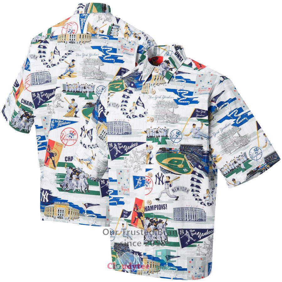 New York Yankees Reyn Spooner Button-Up Hawaiian Shirt