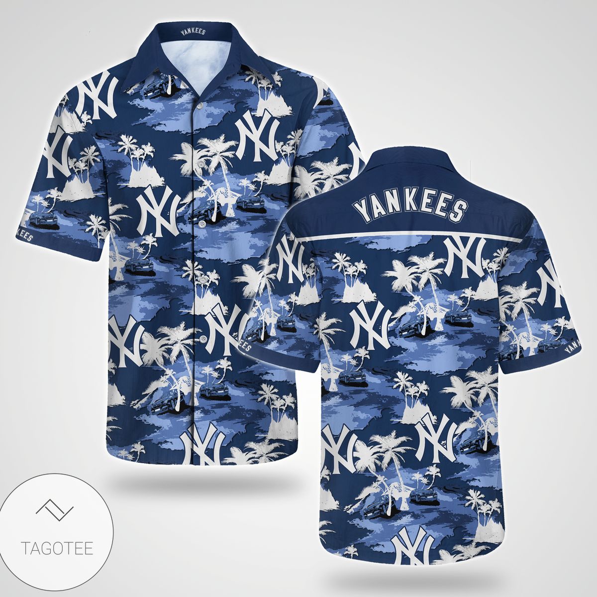 New York Yankees Tropical Flower Short Sleeve Authentic Hawaiian Shirt 2022