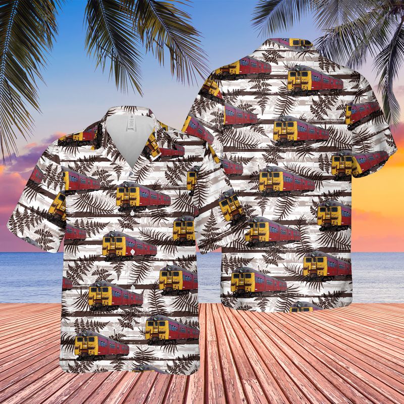 New Zealand KiwiRail Electric Multiple Unit EM 1223 Hawaiian Shirt