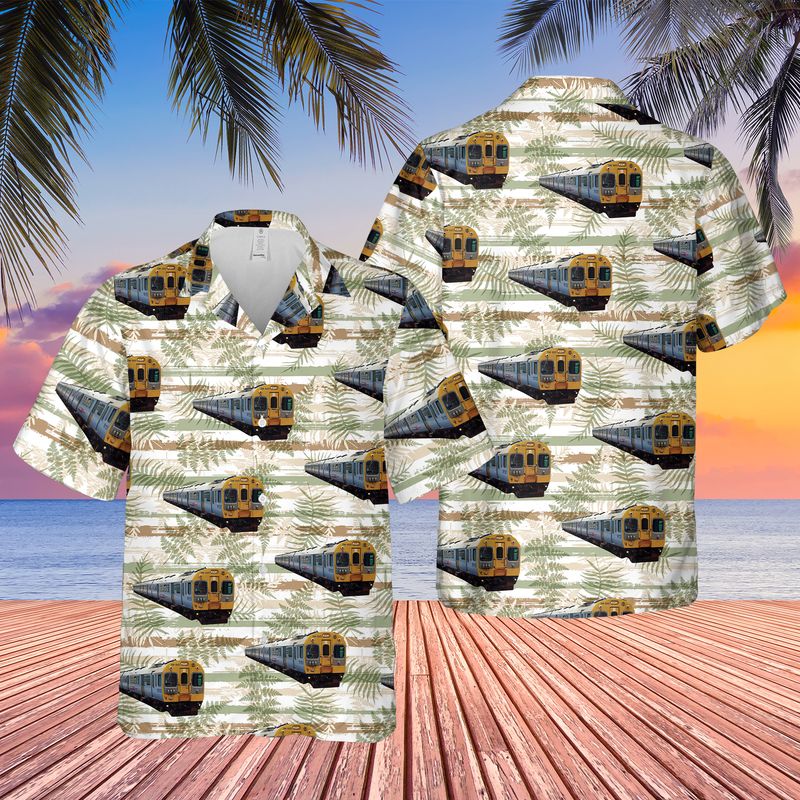 New Zealand KiwiRail Electric Multiple Unit FP/FT 4103 Matangi Hawaiian Shirt