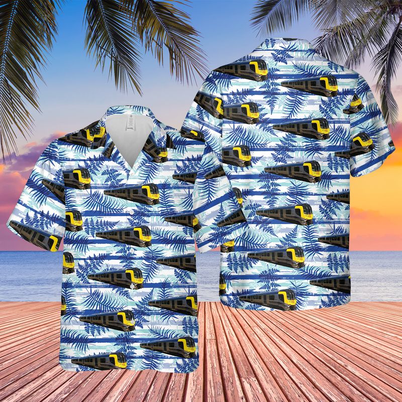 New Zealand KiwiRail Steam 4-8-2  1271 Hawaiian Shirt