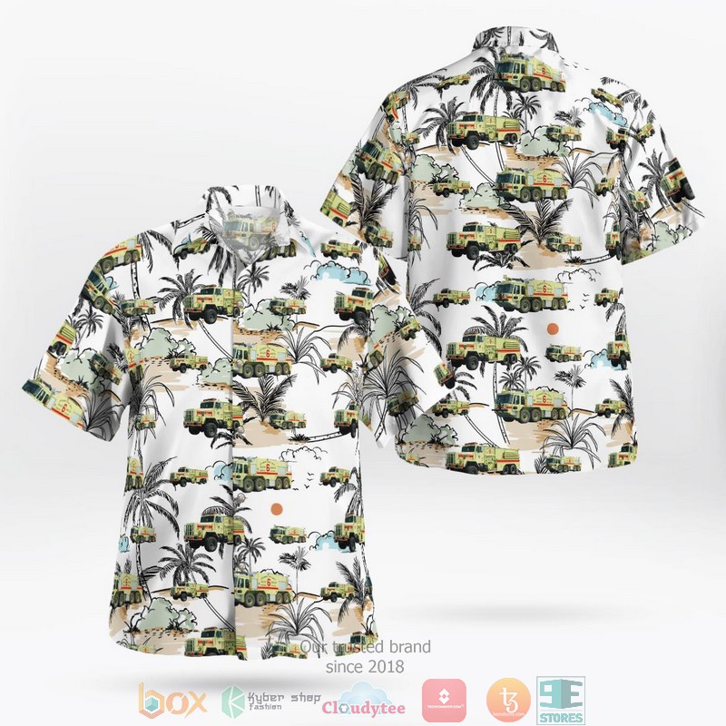 Newman’s Ambulance Mobile Alabama Fleet Hawaiian Shirt