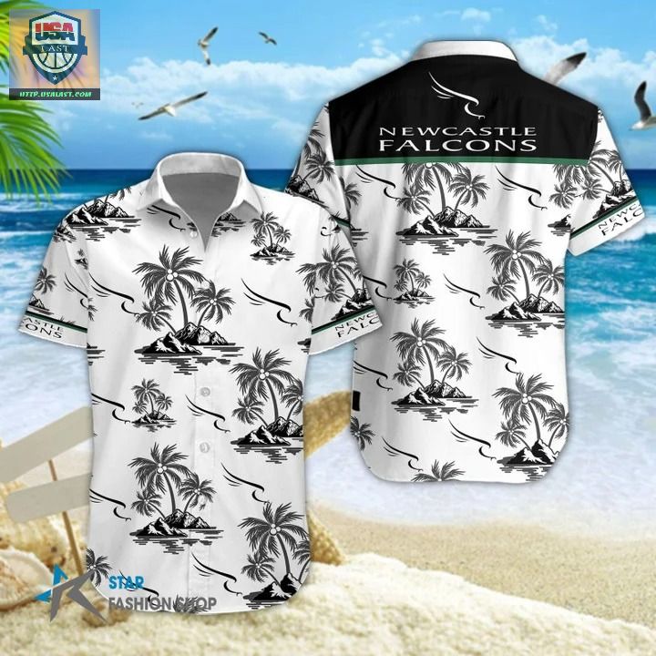 Newcastle Falcons Club Hawaiian Shirt