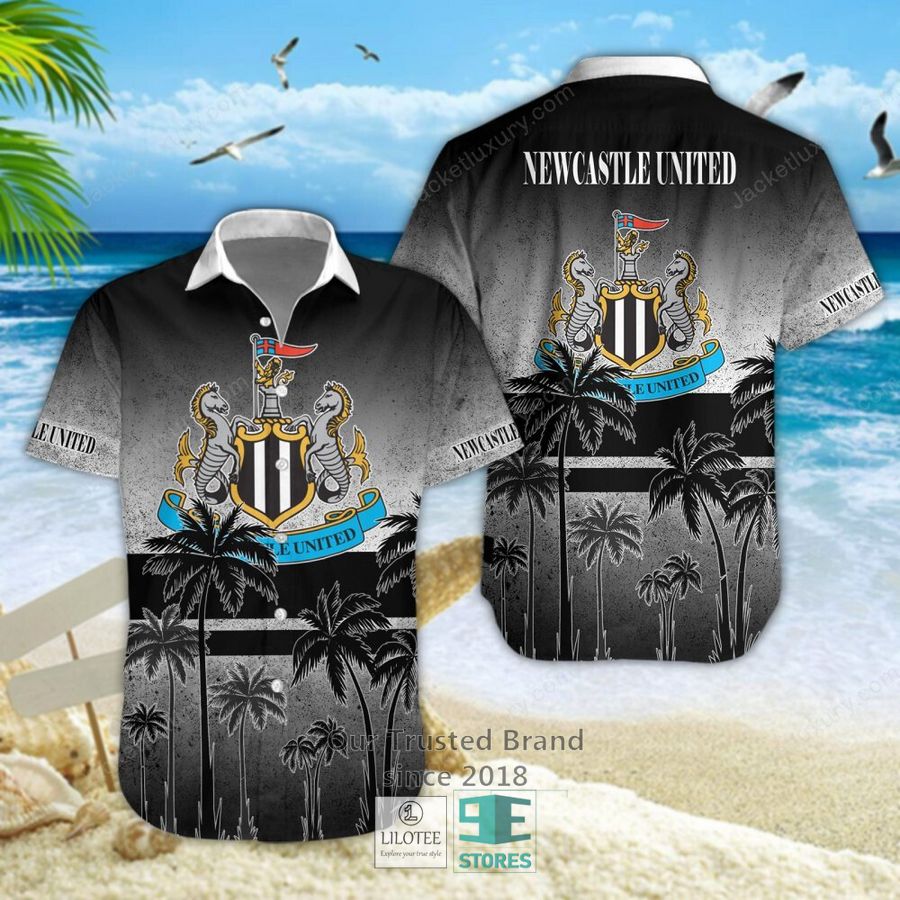 Newcastle United F.C Coconut Hawaiian Shirt, Short