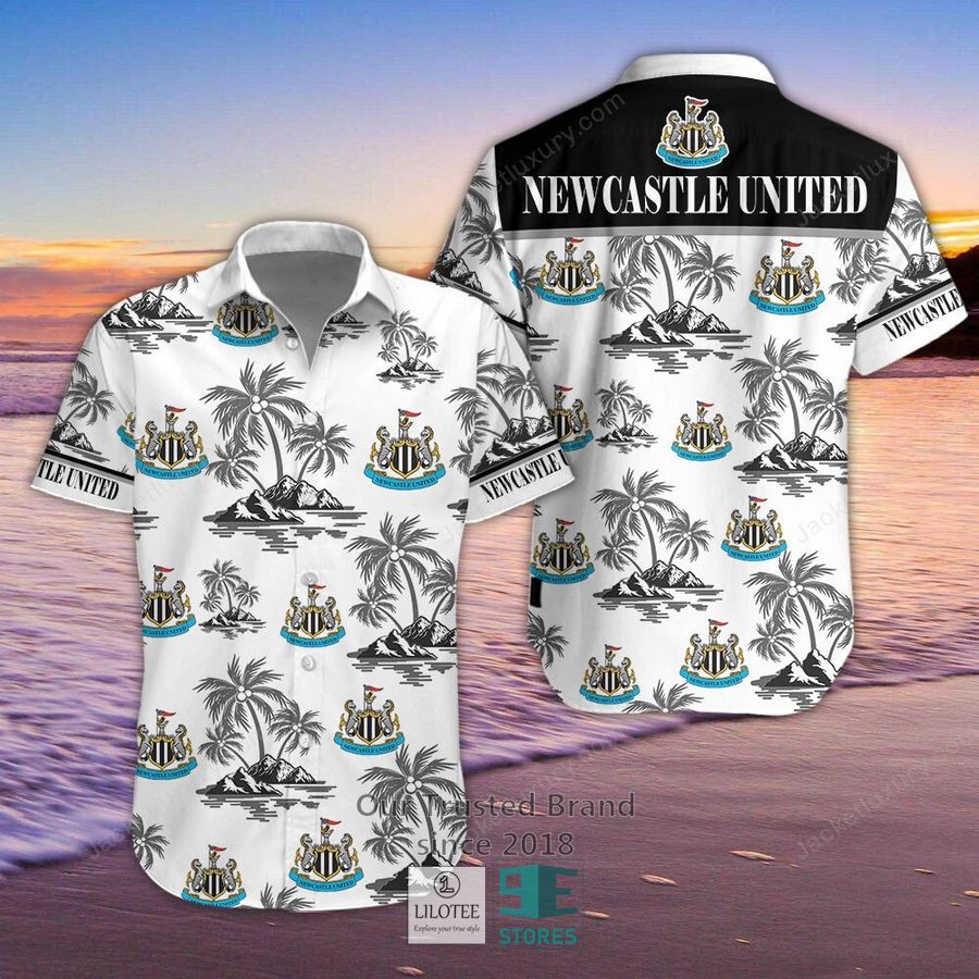 Newcastle United F.C Hawaiian Shirt, Short