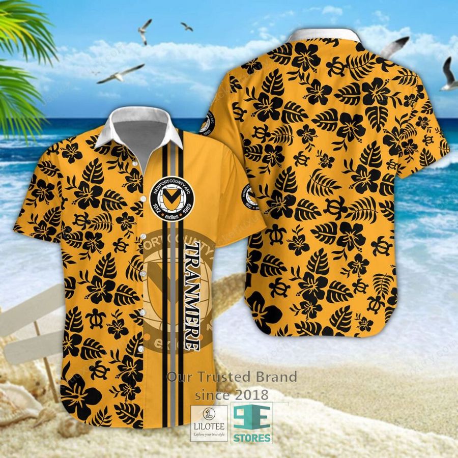 Newport County Hibicus Hawaiian Shirt