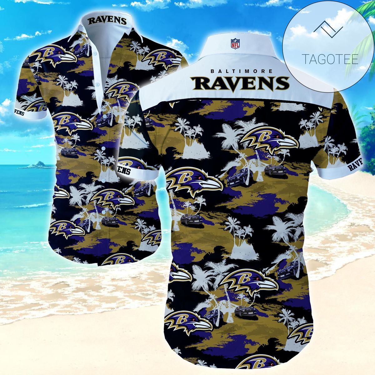 Nfl Baltimore Ravens Classic Premium Authentic Hawaiian Shirt 2022