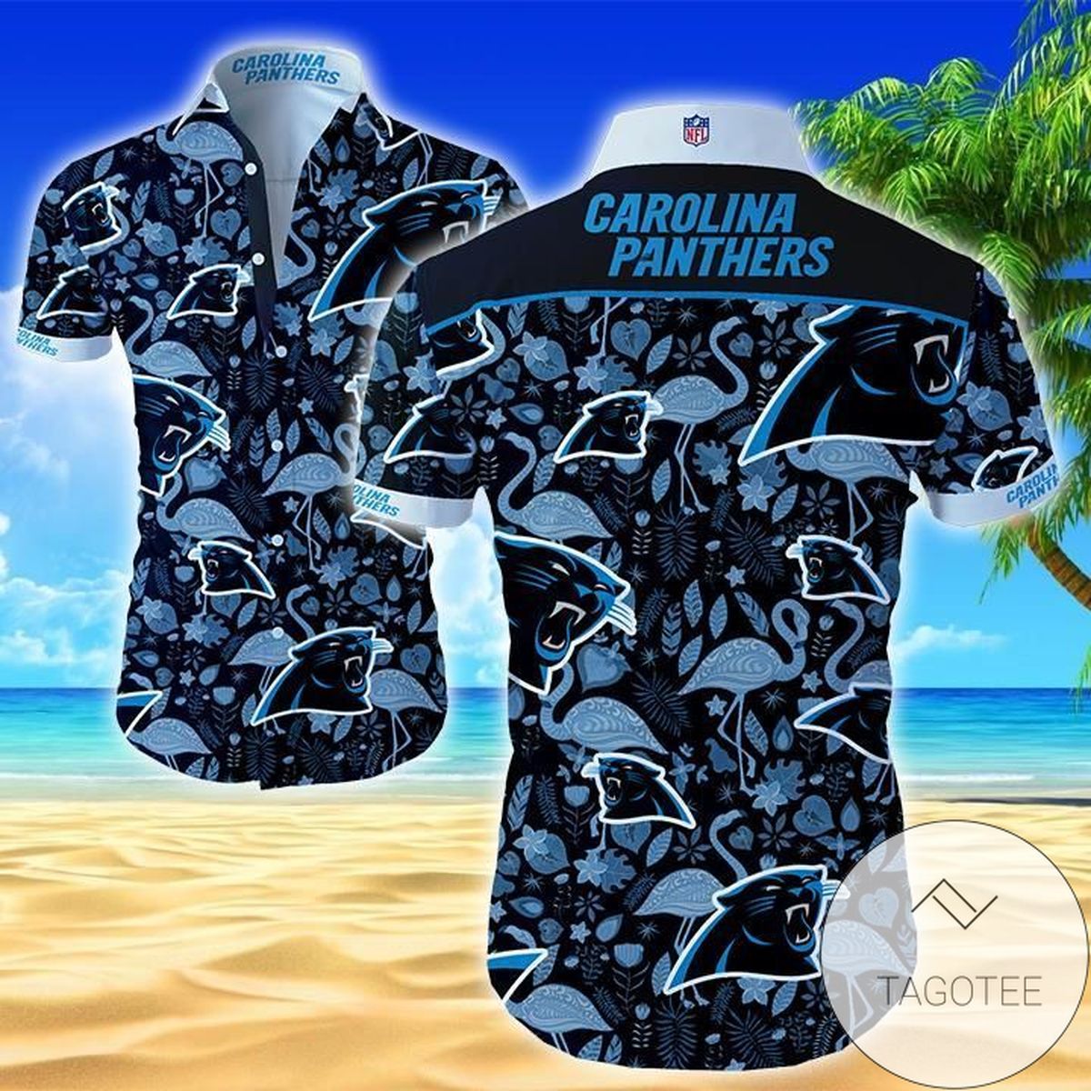 Nfl Carolina Panthers Hawaiian Shirts For Men