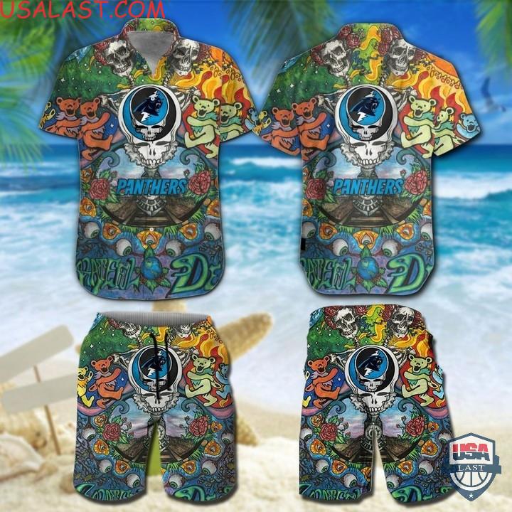 NFL Buffalo Bills Grateful Dead Bears Hawaiian Shirt And Shorts