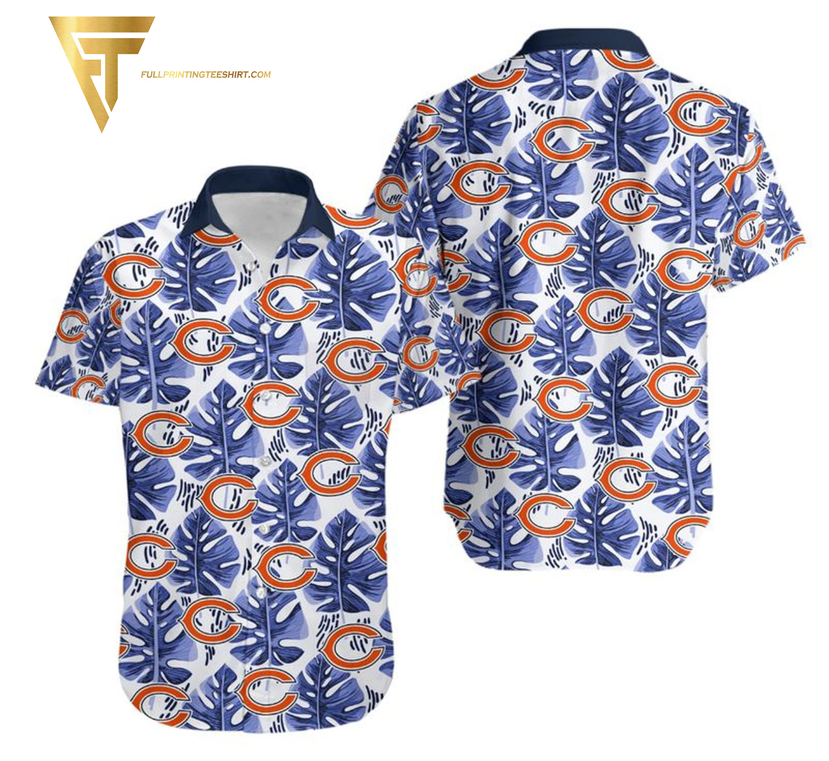 NFL Chicago Bears Symbols Aloha Hawaiian Shirt