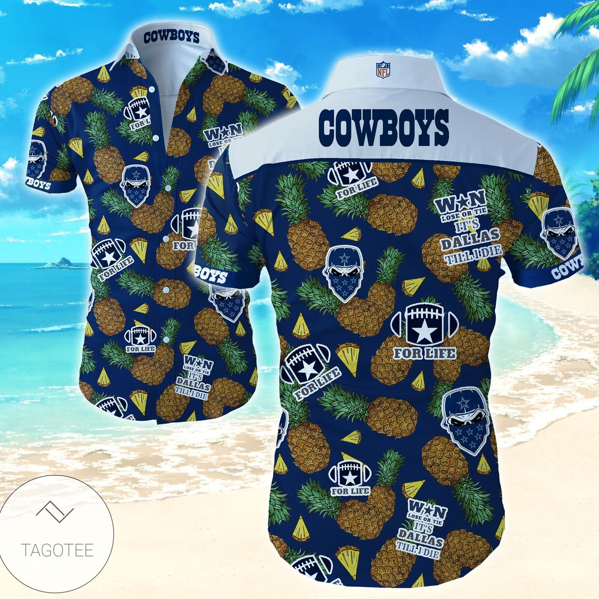 Nfl Dallas Cowboys Hawaiian Shirts Trendy Tropical T-Shirts