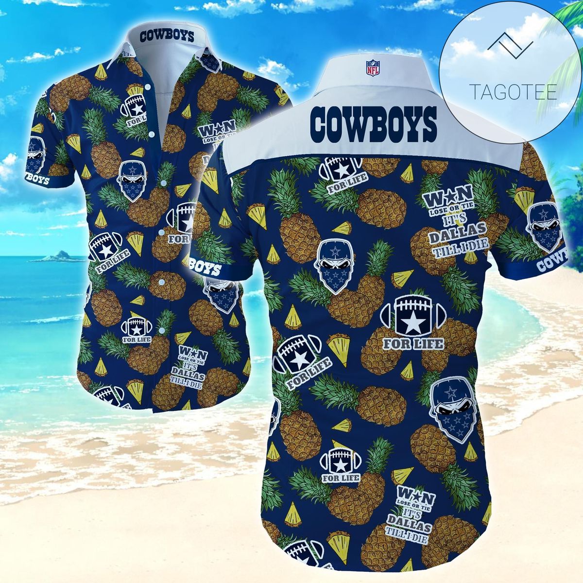 Nfl Dallas Cowboys Hawaiian Shirts Funny Aloha Shirts