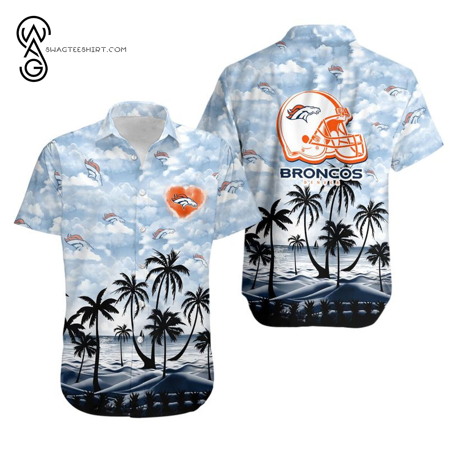 NFL Denver Broncos This Season All Over Print Hawaiian Shirt And Beach Shorts