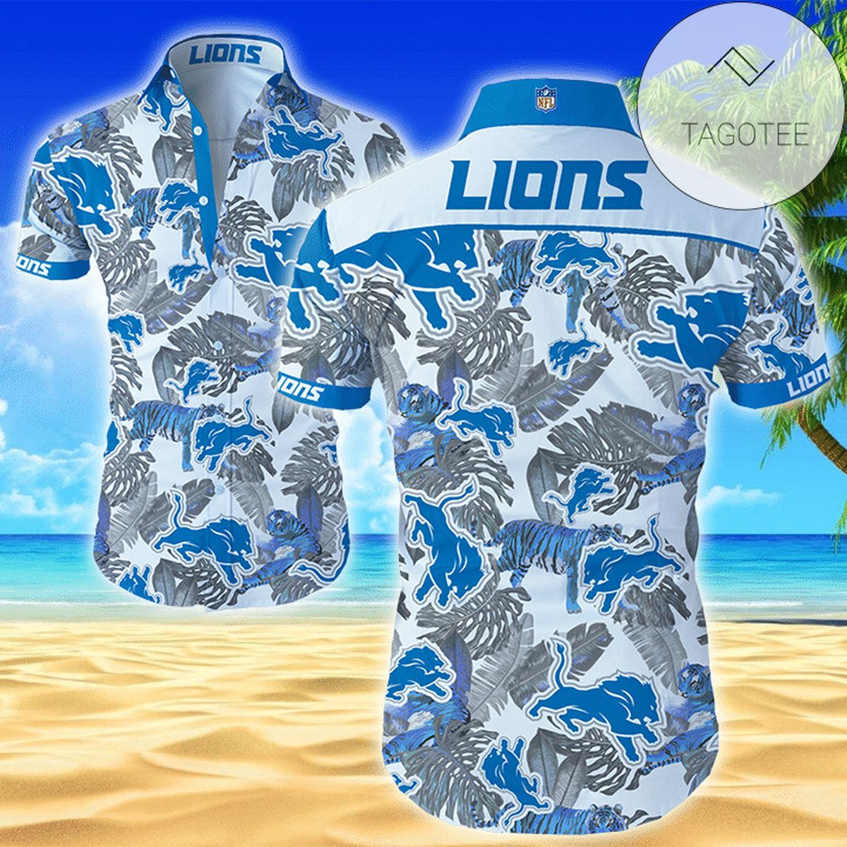 Nfl Detroit Lions Hawaiian Shirt