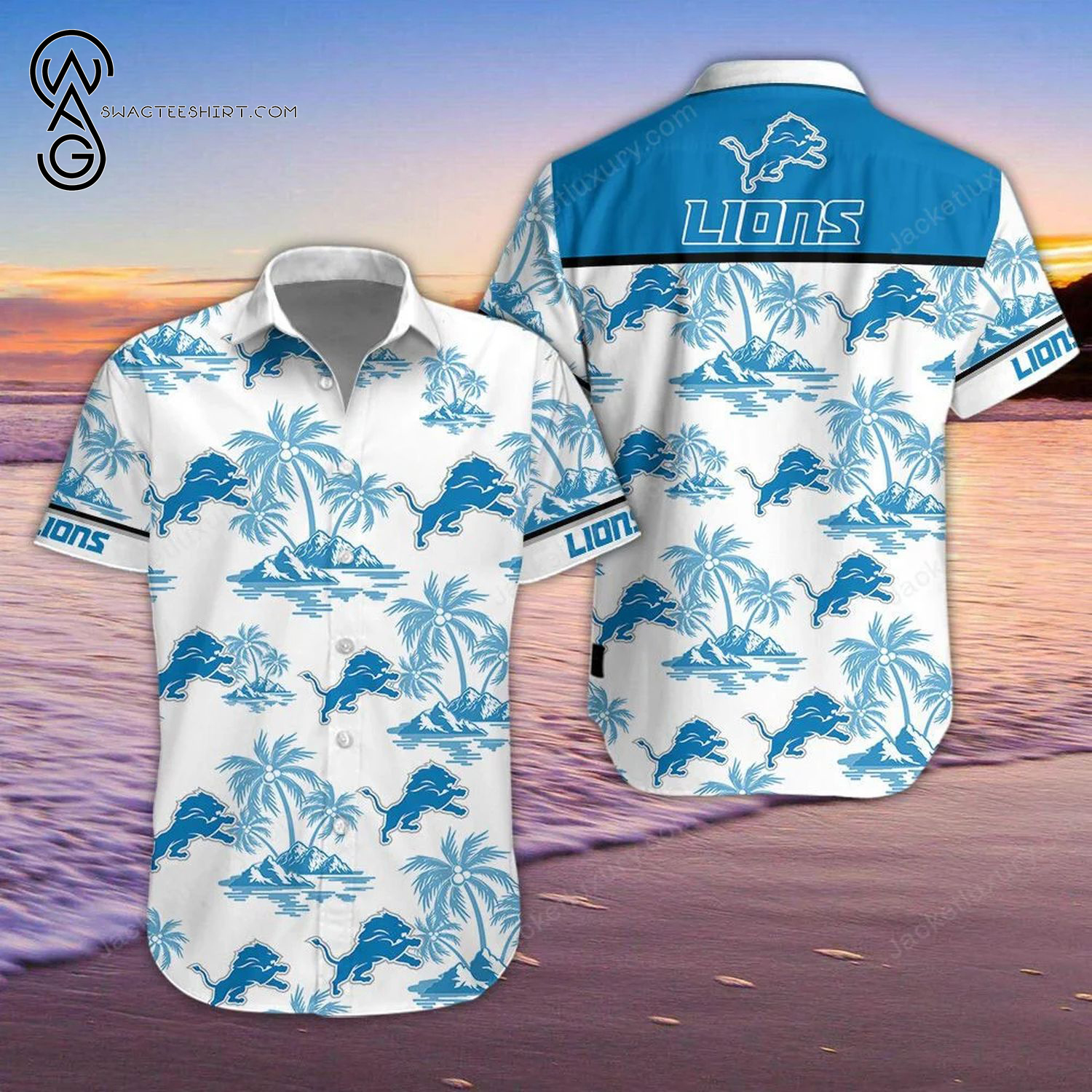 NFL Detroit Lions Summer Vibes Hawaiian Shirt