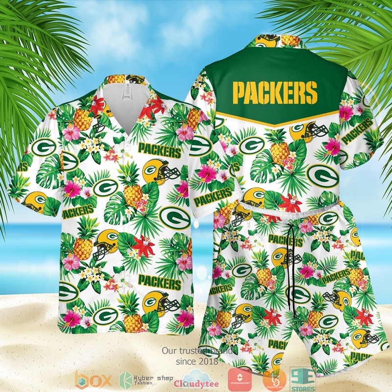 NFL Denver Broncos Hibiscus Hawaian Summer Outfit