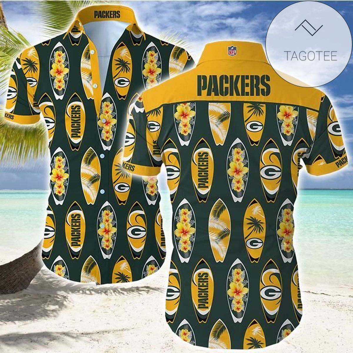 Nfl Green Bay Packers Funny Hawaiian Shirts For Men