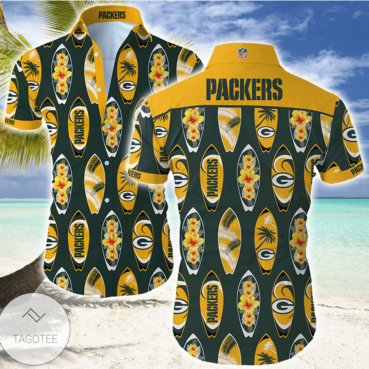 Nfl Green Bay Packers Hawaiian Shirt