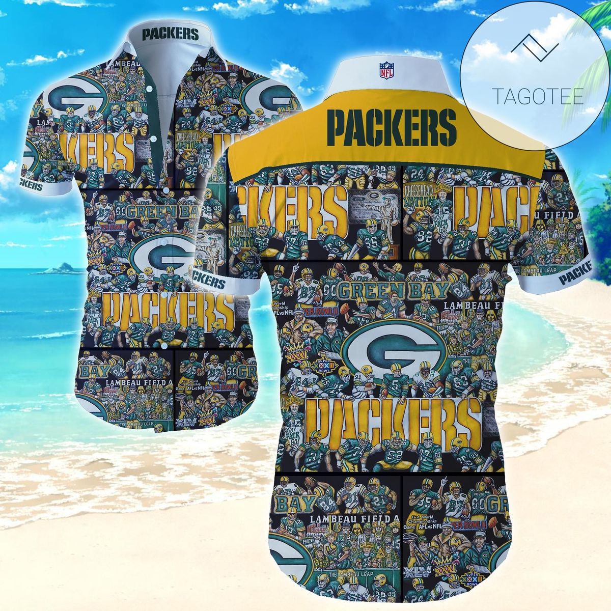 Nfl Green Bay Packers Trendy Sport Hawaiian Shirt Funny