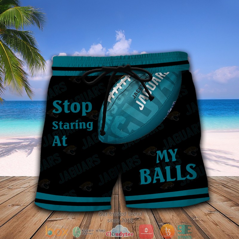 NFL Indianapolis Colts Stop Staring At My Balls Beach short