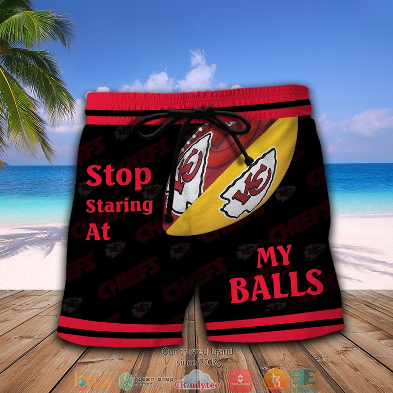 NFL Indianapolis Colts Stop Staring At My Balls Beach short