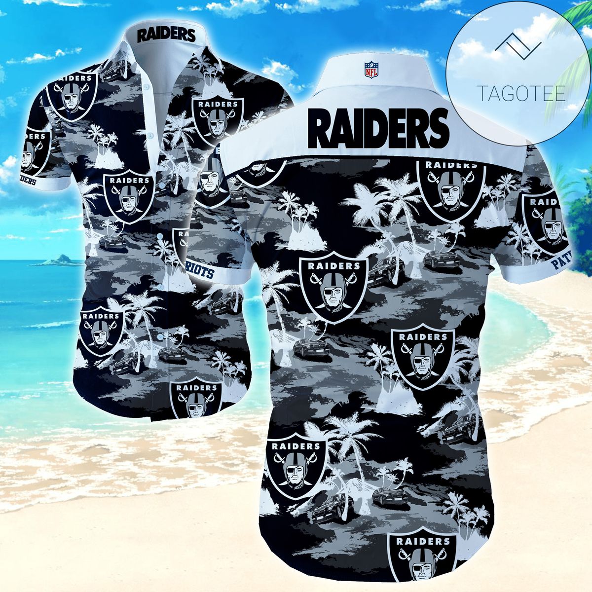 Nfl Las Vegas Raiders Classic Premium Sport Hawaiian Shirt Funny