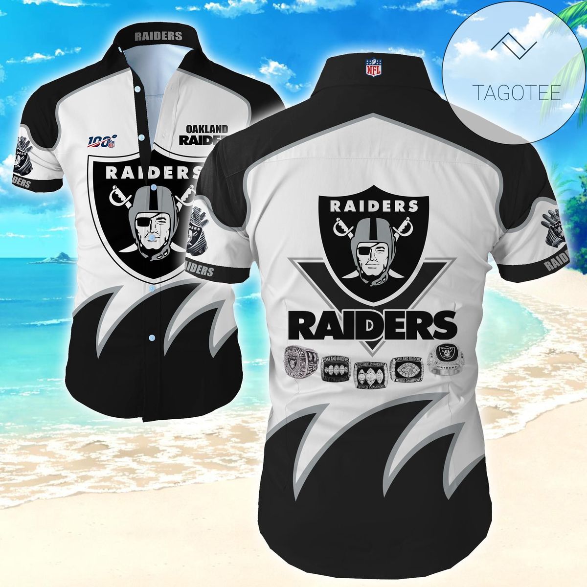 Nfl Las Vegas Raiders Classic Premium Hawaiian Shirt Funny