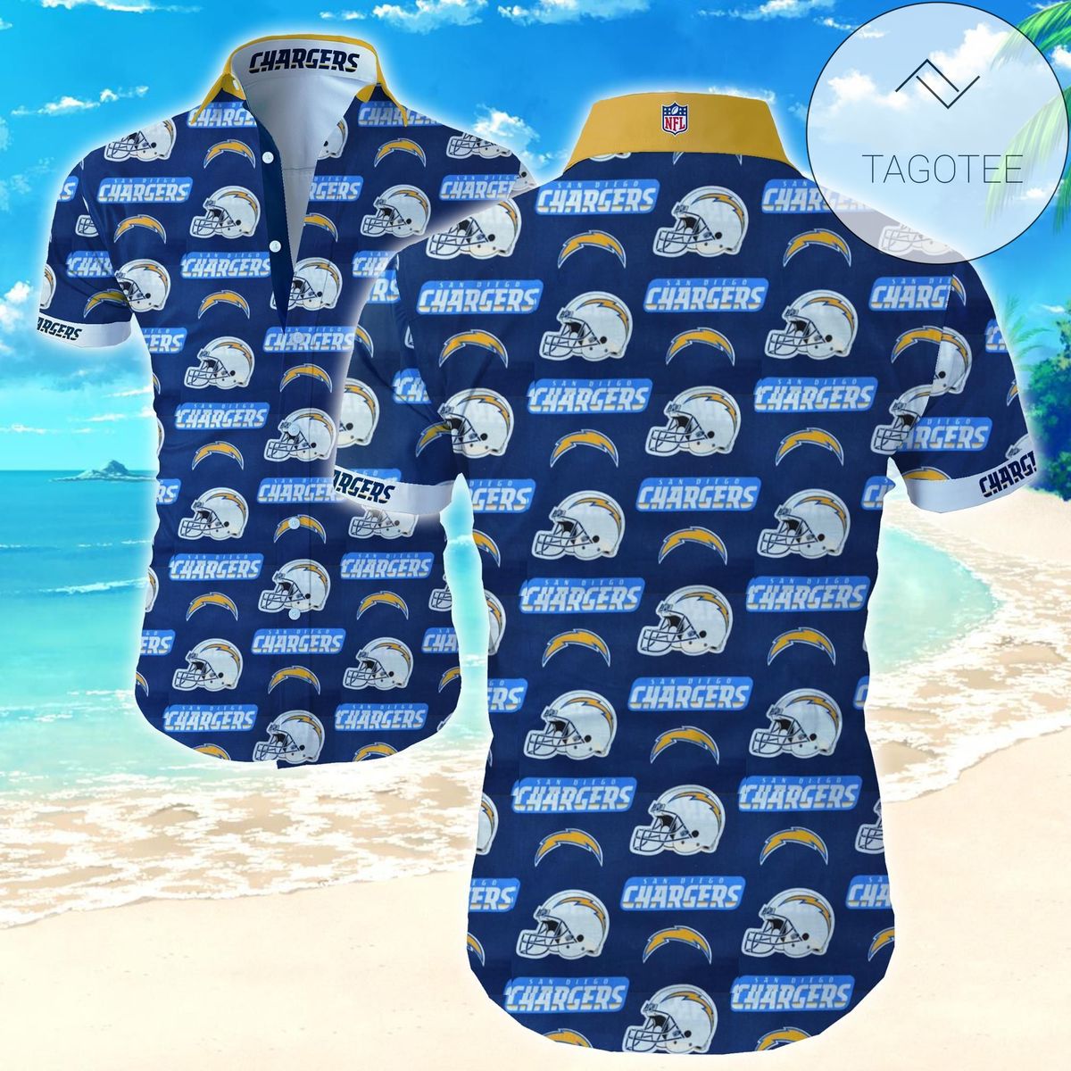 Nfl Los Angeles Chargers Hawaiian Shirt