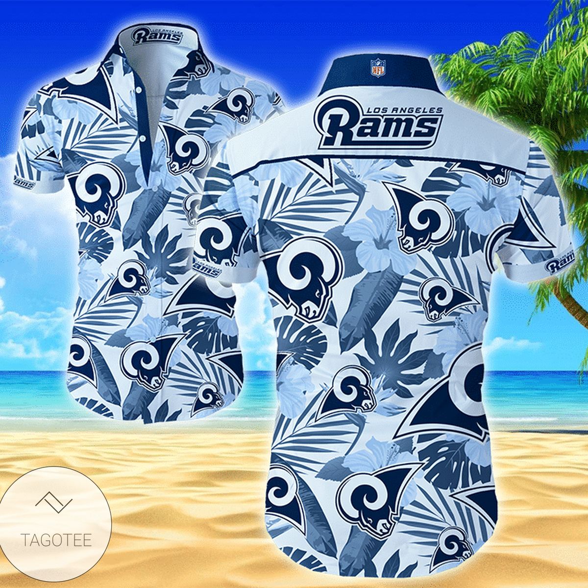 Nfl Los Angeles Rams Custom Authentic Hawaiian Shirt 2022