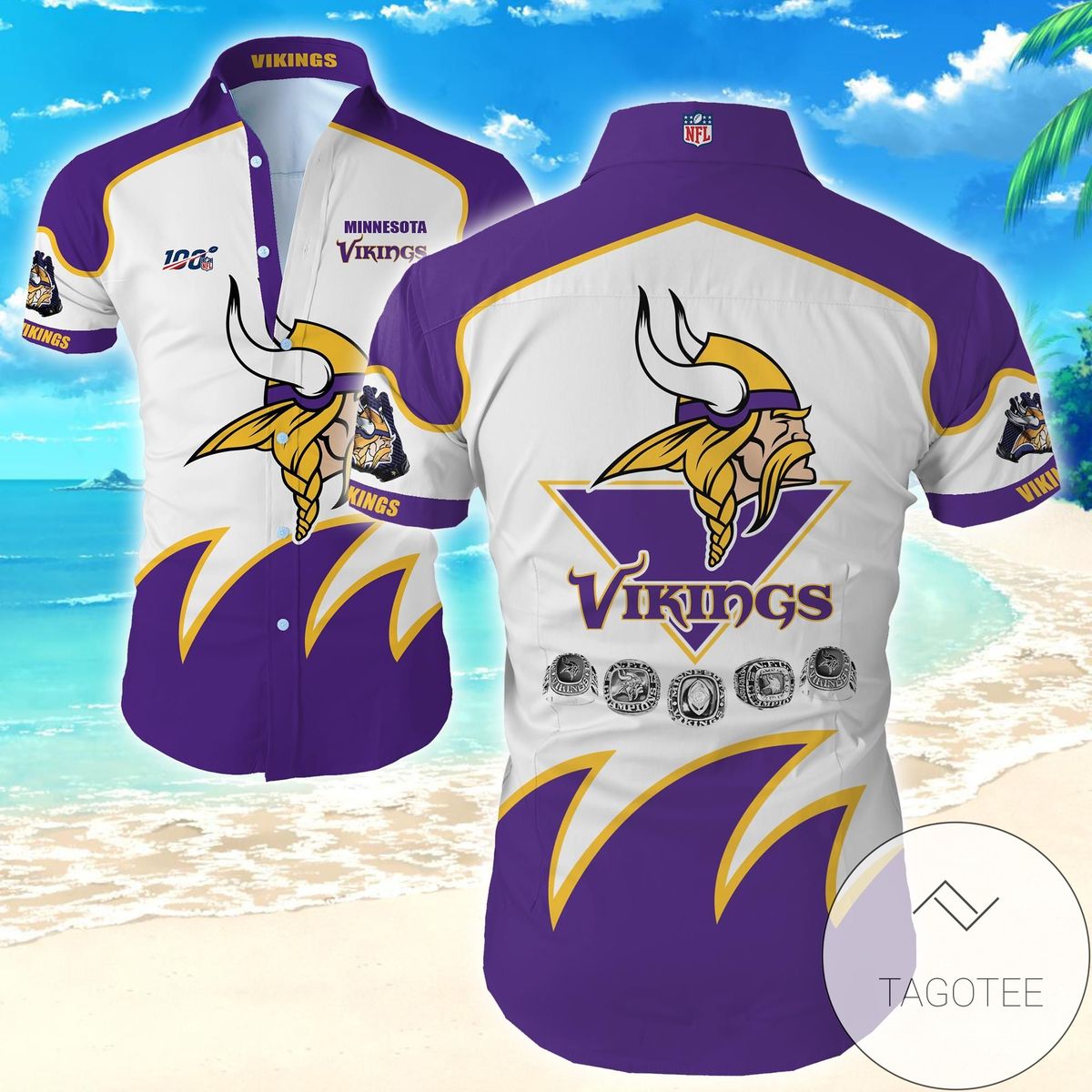 Nfl Minnesota Vikings Authentic Hawaiian Shirt 2022 Muctk