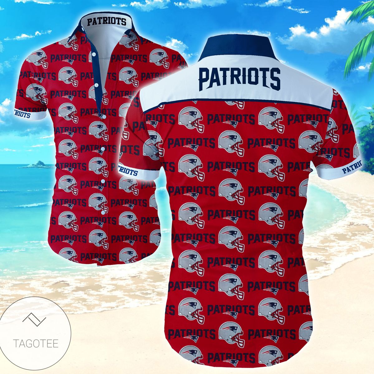 Nfl New England Patriots Tropical Flower Authentic Hawaiian Shirt 2022