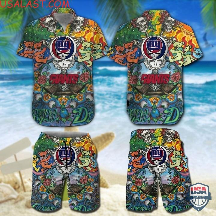 NFL New Orleans Saints Grateful Dead Bears Hawaiian Shirt And Shorts