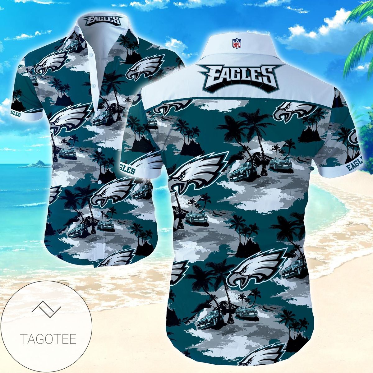 Nfl Philadelphia Eagles Hawaii 3d Shirt