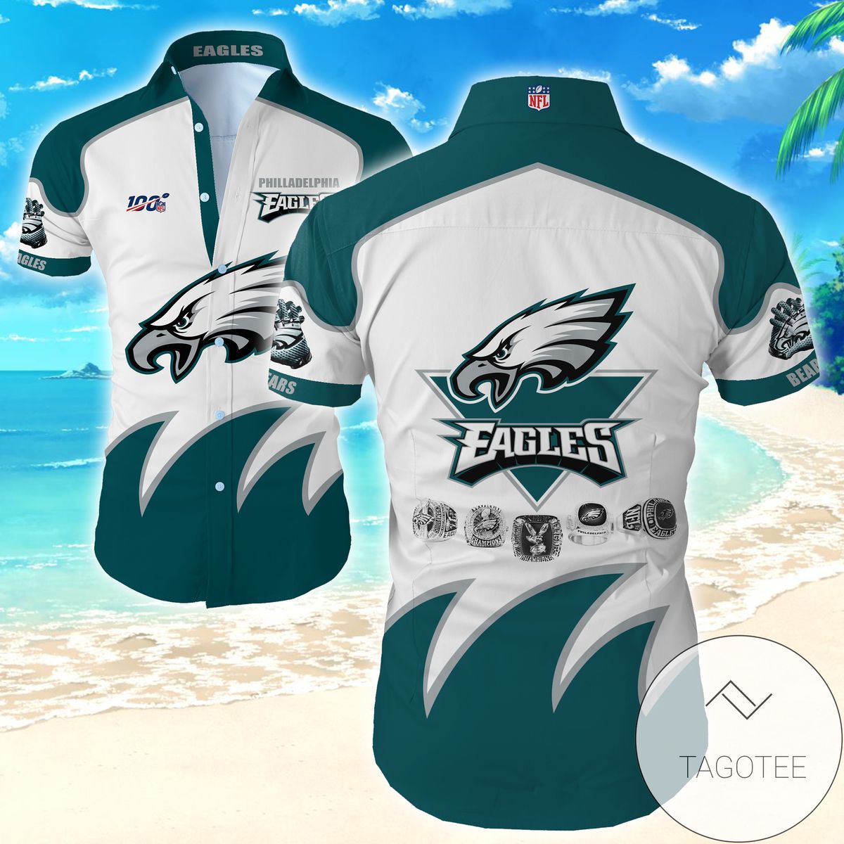 Nfl Philadelphia Eagles Hawaii 3d Shirt