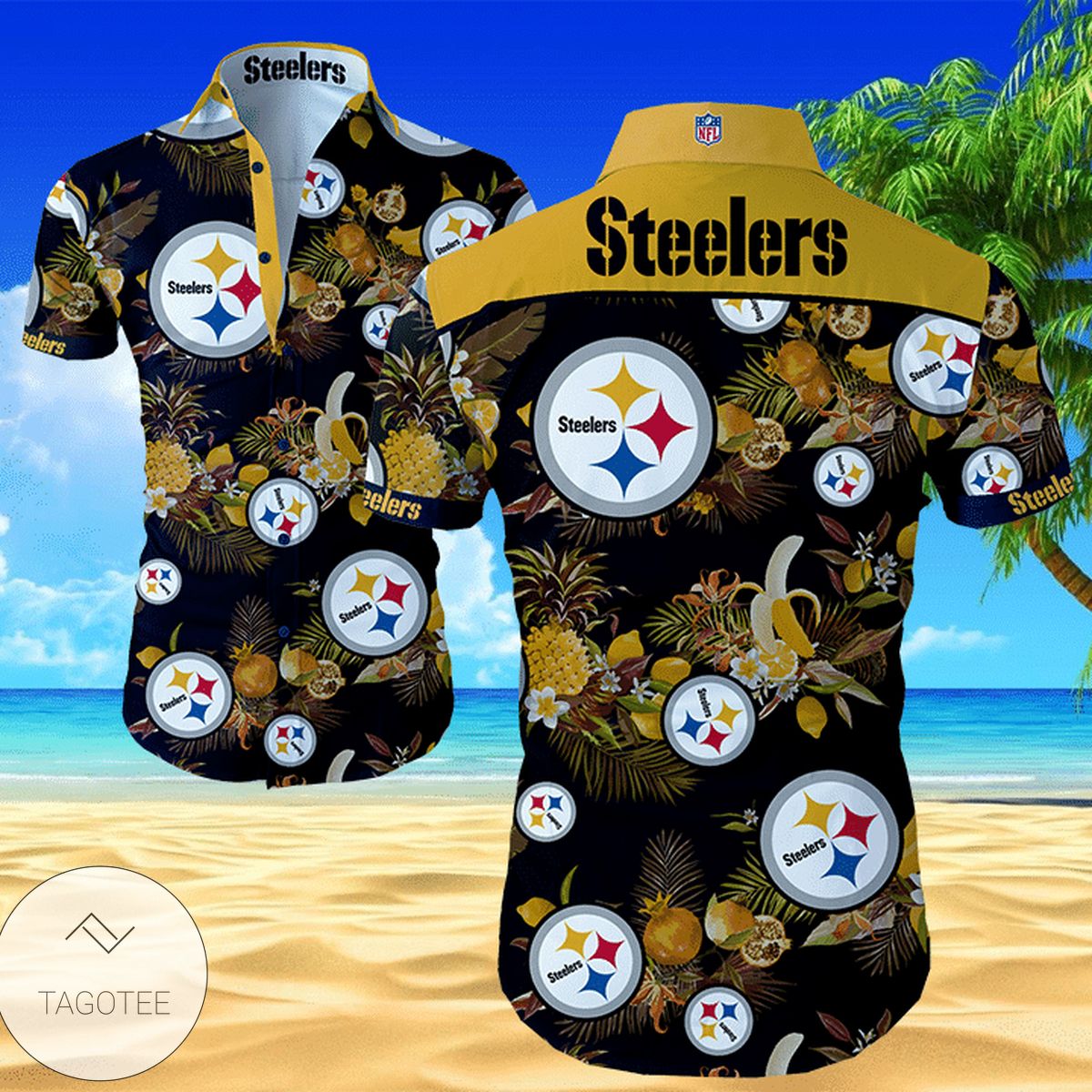 Nfl Pittsburgh Steelers Classic Premium Hawaiian Shirt