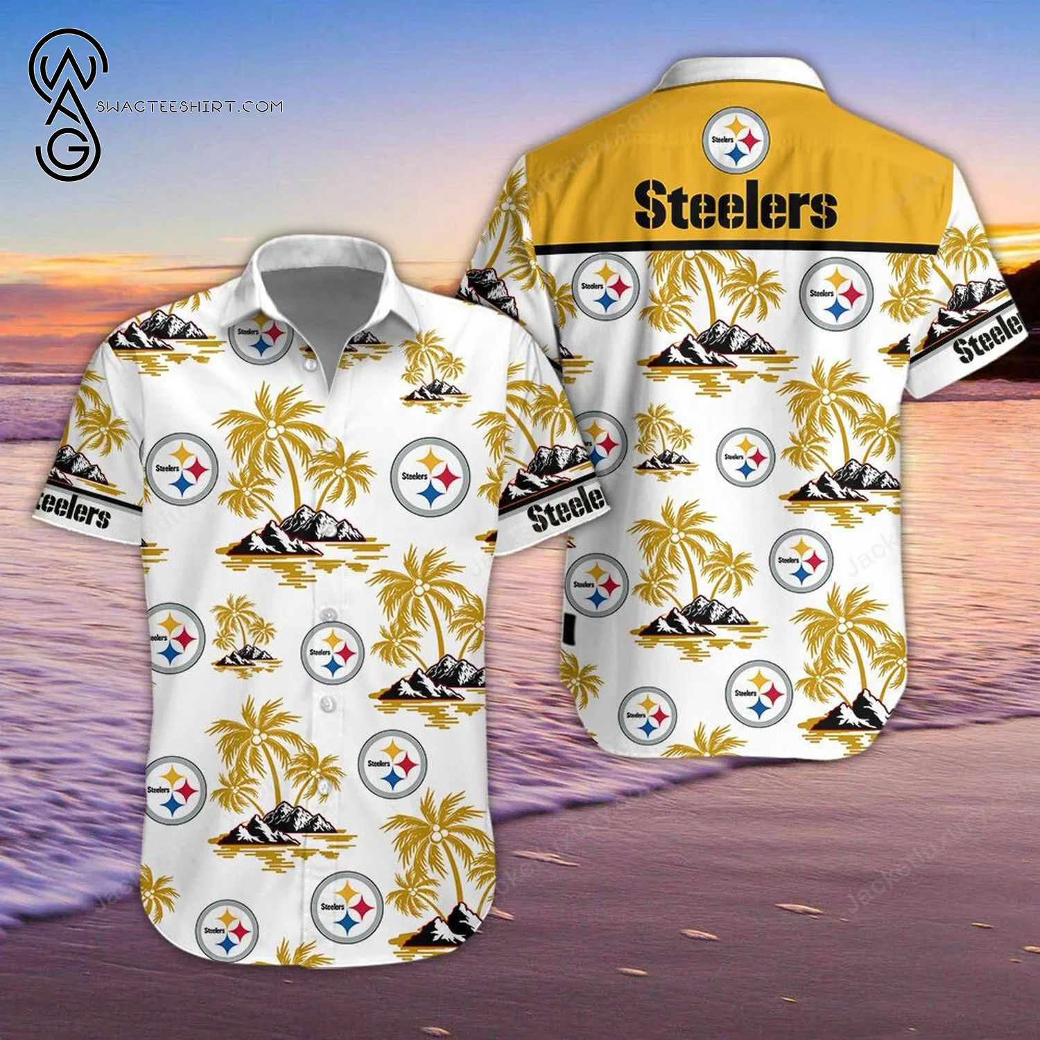 NFL Pittsburgh Steelers Sports Team Summer Hawaiian Shirt