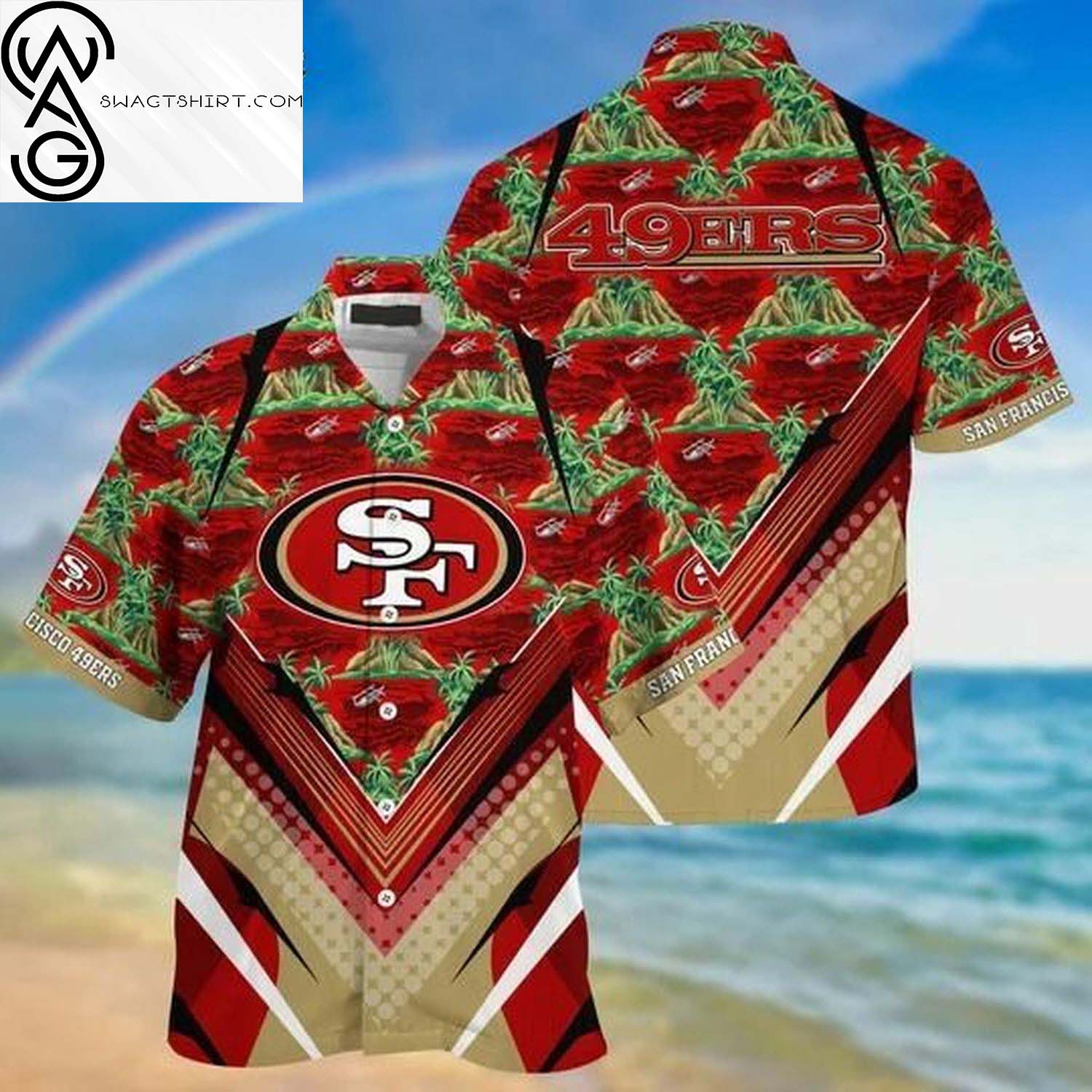 NFL San Francisco 49ers This Season All Over Print Hawaiian Shirt And Beach Shorts