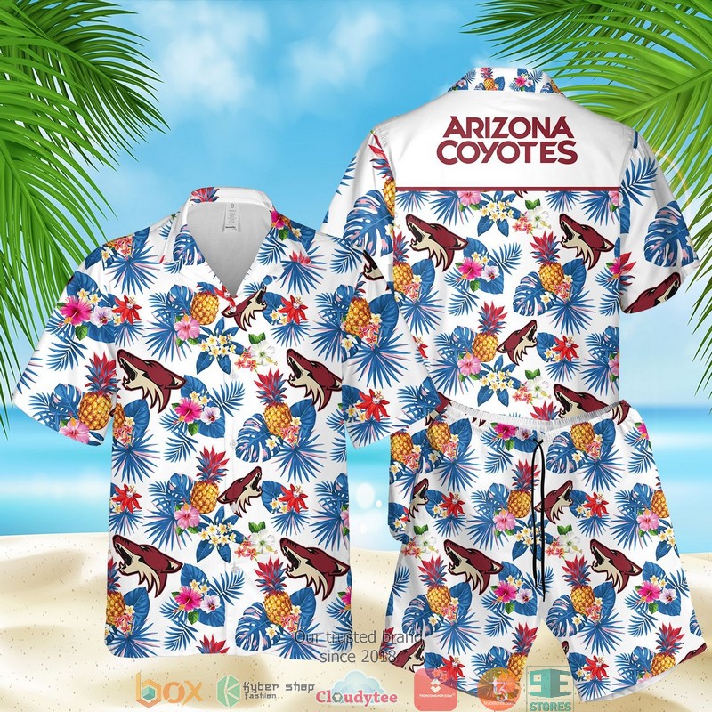 NHL Blue Jackets Pineapple Hawaian Summer Outfit