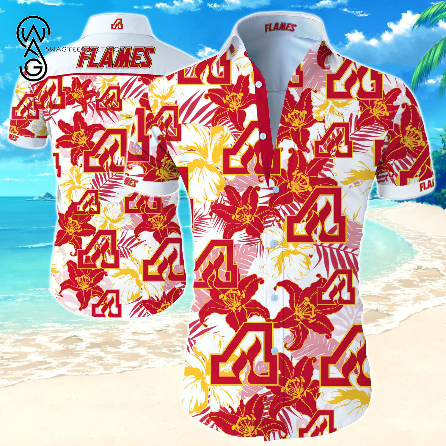 NHL California Golden Seals Summer Vibes Hawaiian Shirt