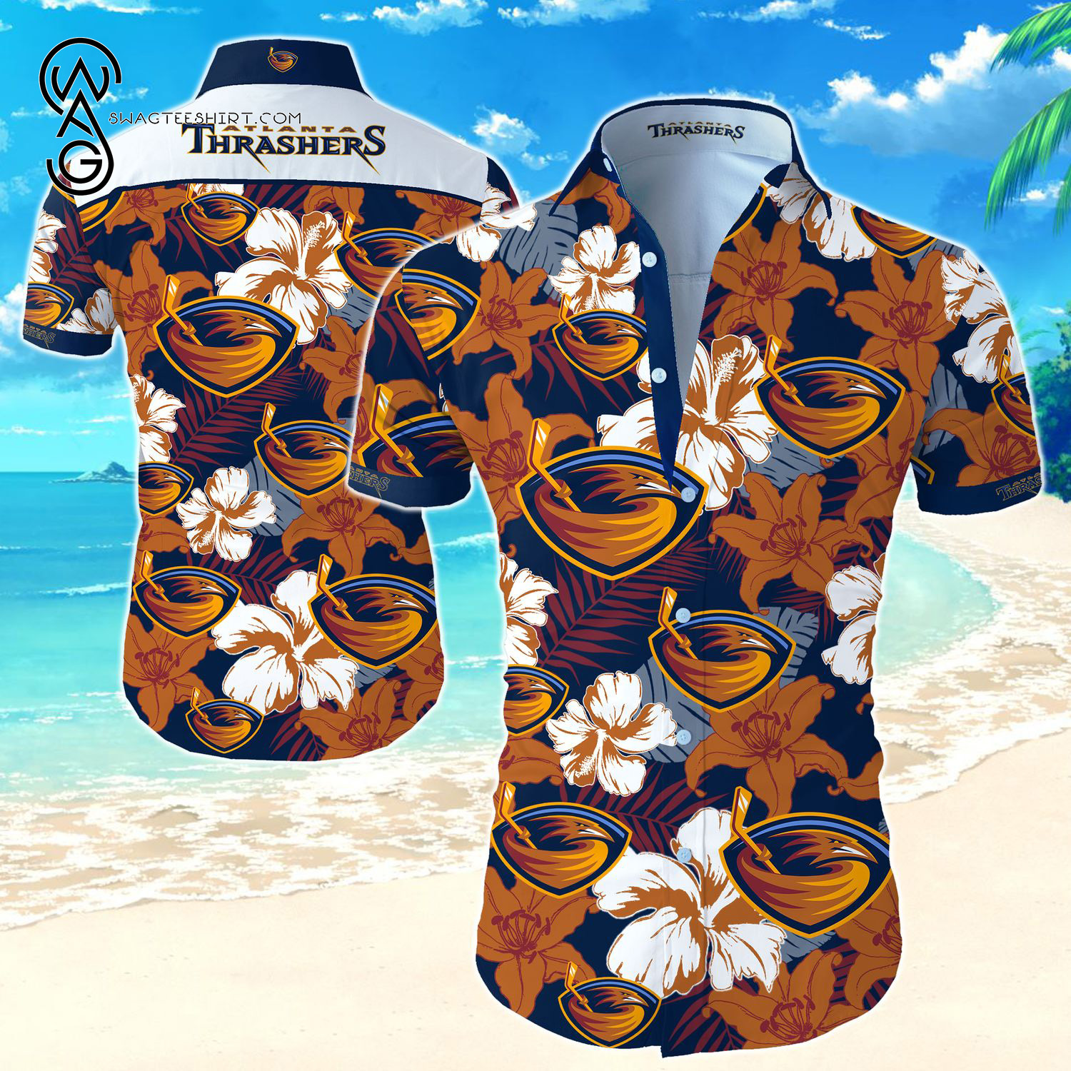 NHL California Golden Seals Summer Vibes Hawaiian Shirt