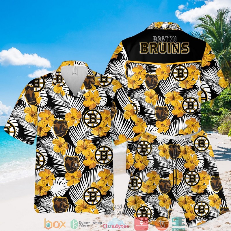 NHL Anaheim Ducks Hibiscus Hawaian Summer Outfit