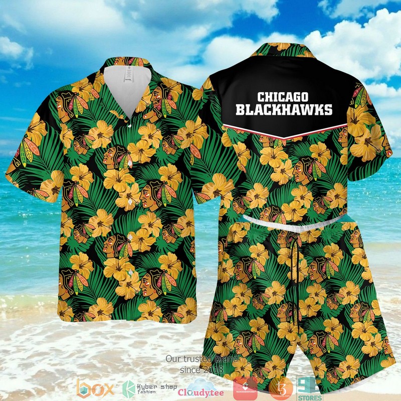 NHL Boston Bruins Hibiscus Hawaian Shirt